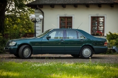 auto na ślub samochód mercedes benz w140 s500