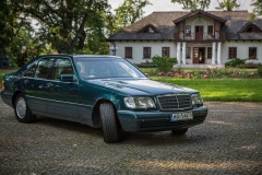 auto na ślub samochód mercedes benz w140 s500