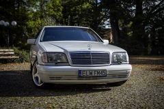 samochód do ślubu mercedes benz w140 s klasa s600 na ślub