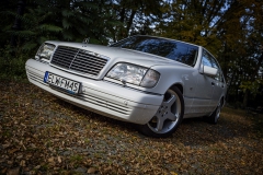 samochód do ślubu mercedes benz w140 s klasa s600 v12 do ślubu