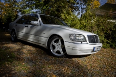 samochód do ślubu mercedes benz w140 s klasa s600 v12 do ślubu