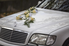 ozdoby na samochód do ślubu